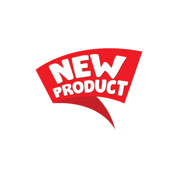 New product celebration graphic